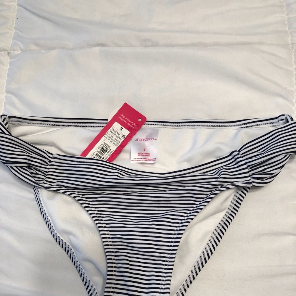 ***NWT*** Blue and white Bikini Bottom Size S